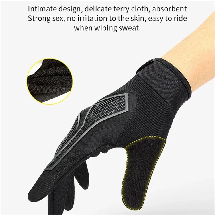 KYNCILOR A0029 1 paire de gants d'hiver en tissu SBR, épais, avec fonction d'écran tactile - S