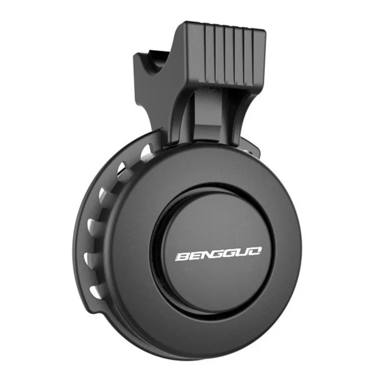 BENGGUO BG-777 Bike Electric Horn Rechargeable High Decibel Bicycle Cycling Warning Bell - Black