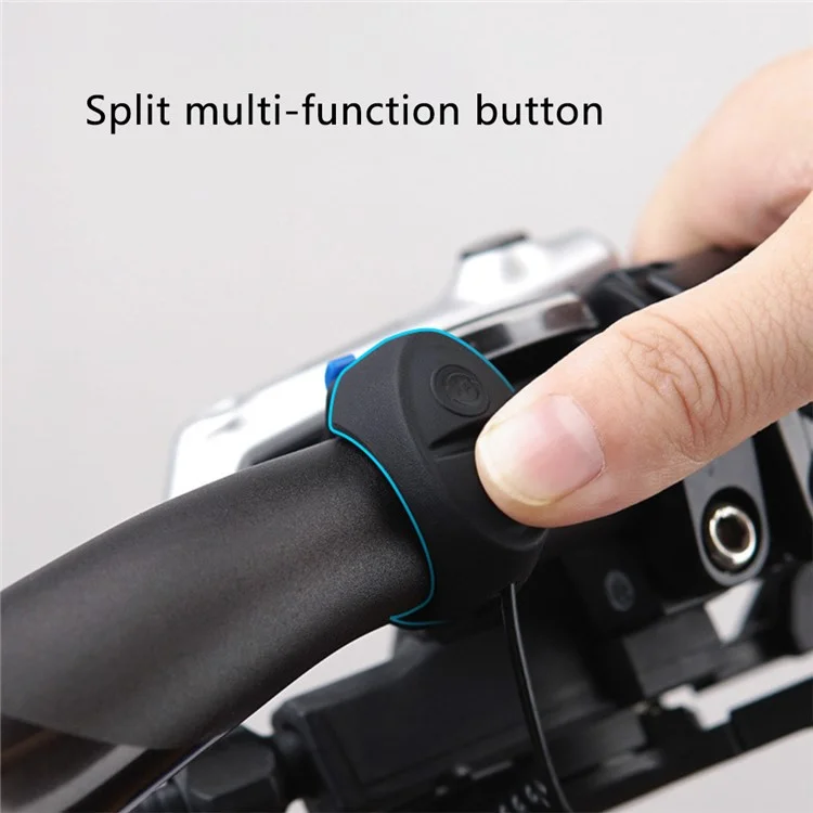 BENGGUO BG-777 Bike Electric Horn Rechargeable High Decibel Bicycle Cycling Warning Bell - Black