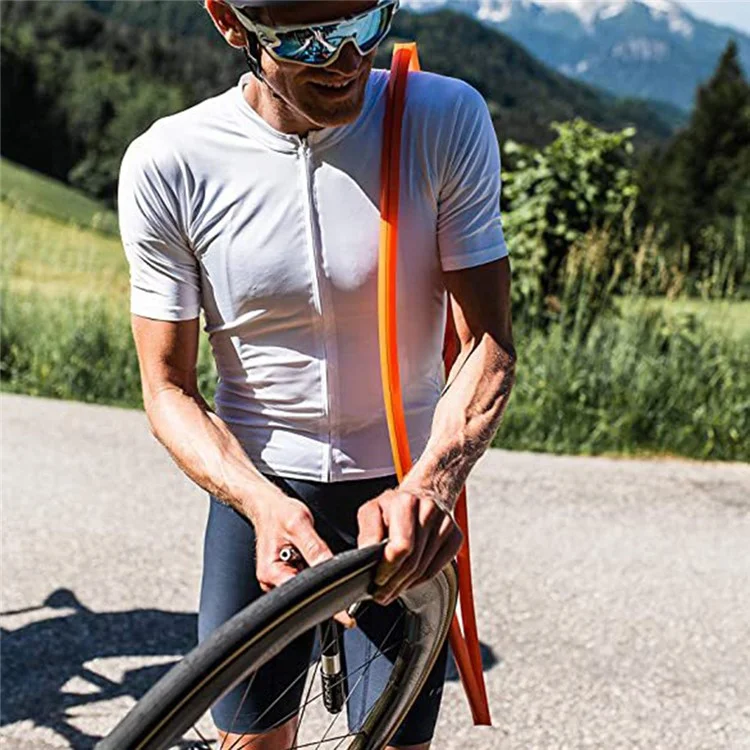 Tube intérieur de vélo de route ultra-léger en TPU avec 2 patchs de réparation de pneu - Valve Presta 700C 45mm