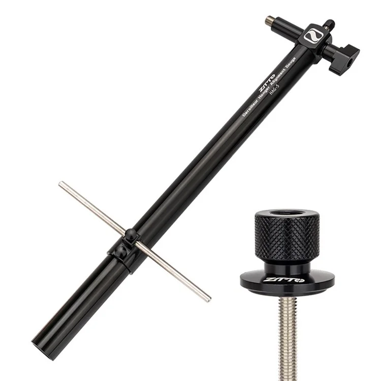 ZTTO Strutto Strumo di Allinea Derille Bike Strumento Altimane Altenza Angolo Sinistra e Regolo Simmetrico Destra - Nero