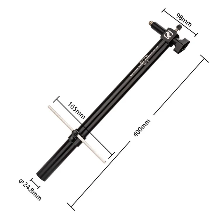 ZTTO Strutto Strumo di Allinea Derille Bike Strumento Altimane Altenza Angolo Sinistra e Regolo Simmetrico Destra - Nero