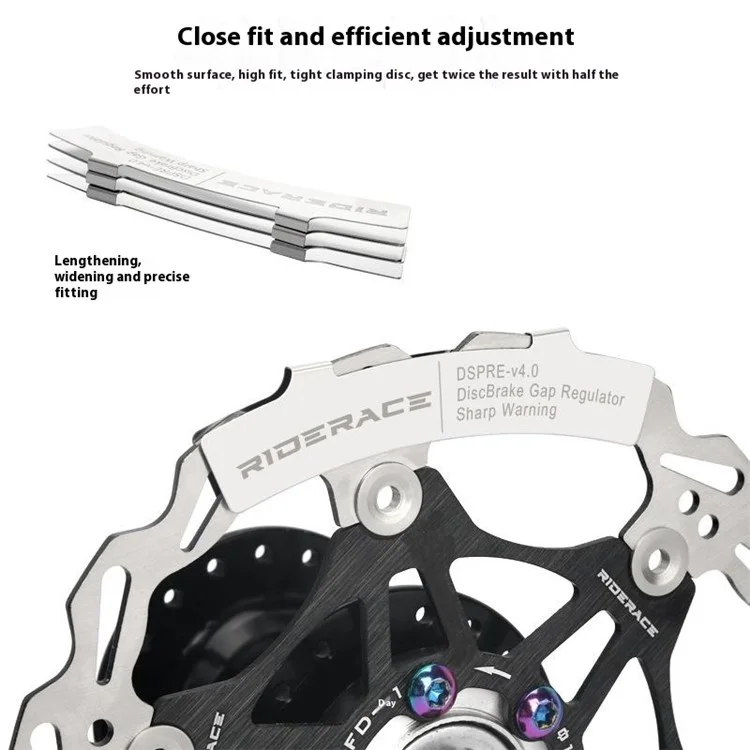 RIDERACE RR9346 Bicycle Hydraulic Disc Brake Pad Adjustment Pad MTB Bike Line Caliper Tool - Square