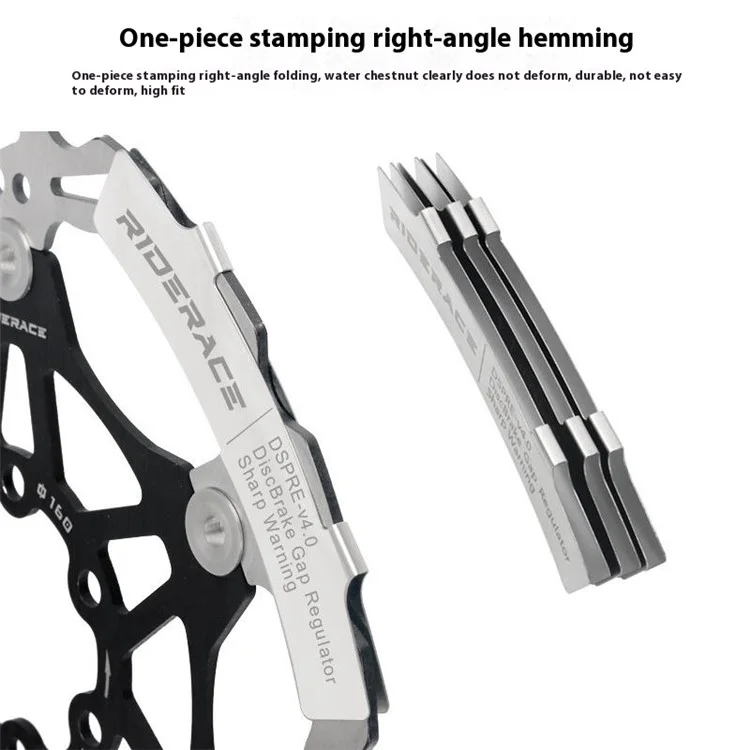 RIDERACE RR9346 Bicycle Hydraulic Disc Brake Pad Adjustment Pad MTB Bike Line Caliper Tool - Square