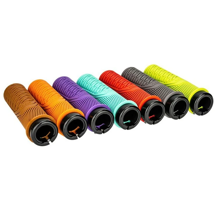 ZTTO AG99 1 Pair Mountain Bike Handlebar Grips Anti Slip Racing Downhill Bicycle Handle Covers - Black