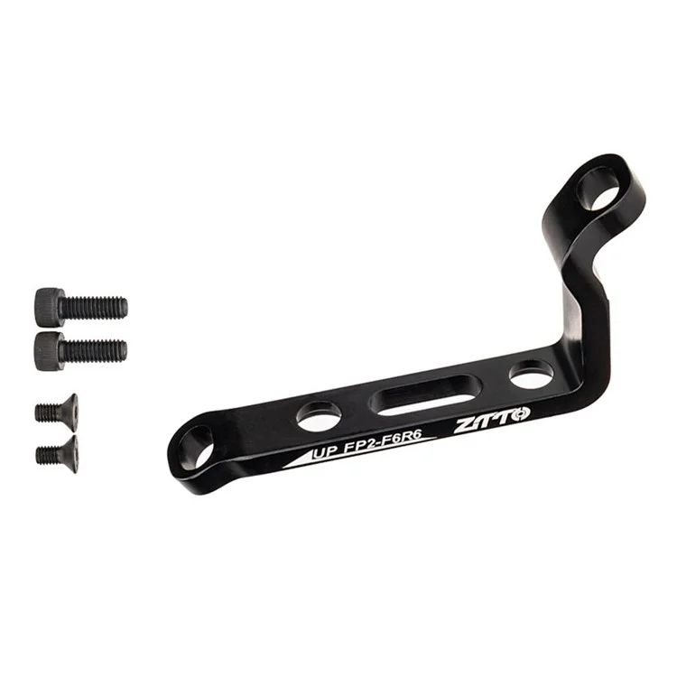 Adaptador de montagem plana de disco de liga de alumínio ZTTO para bicicletas de estrada e mountain bike - 160mm