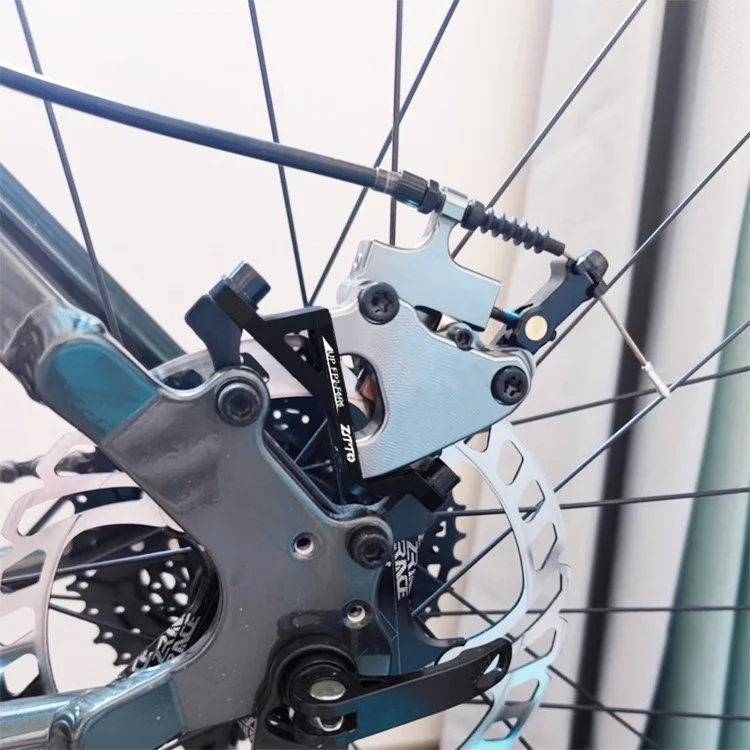 Adaptador de montagem plana de disco de liga de alumínio ZTTO para bicicletas de estrada e mountain bike - 160mm