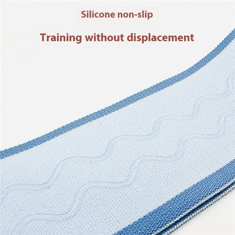 AOLIKES 3610 Faixa de Resistência Elástica Antiderrapante para Treino de Yoga Tamanho L / 76 x 8cm - Roxo