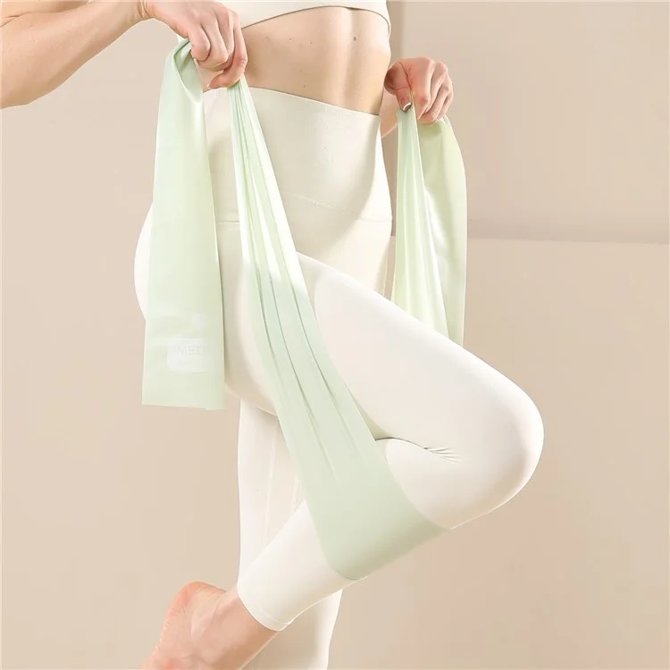 WOSWEIR Banda de Resistencia TPE para Yoga de 20 libras - Mejora de Flexibilidad y Equilibrio, Correa de Entrenamiento de Fuerza - Verde