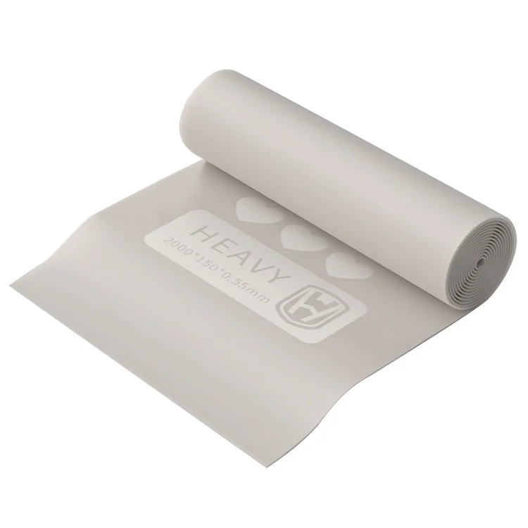 WOSWEIR TPE Fascia elastica per yoga da 25 libbre per migliorare flessibilità, equilibrio e forza - Grigio