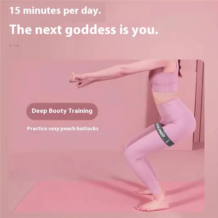 Conjunto de Bandas Elásticas GOUNOD SK010 5 em 1 para Yoga, Fitness, Treinamento de Força e Equipamento de Exercício