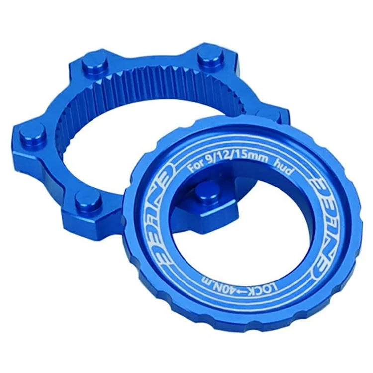 ENLEE E22138 1 Pair Bicycle Center Lock to 6 Bolt Disc Adapter for DT XT Hub Brake Rotor Converter - Blue