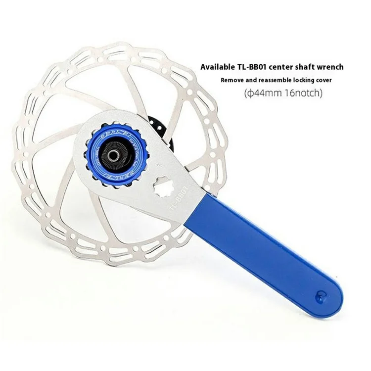 ENLEE E22138 1 Pair Bicycle Center Lock to 6 Bolt Disc Adapter for DT XT Hub Brake Rotor Converter - Blue
