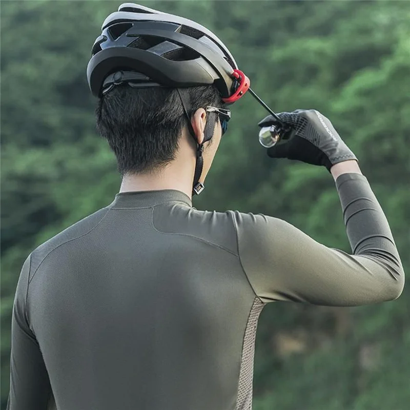 ZOYOSPORTS ZY-H262 Bicycle Helmet Rearview Mirror Cycling Helmet Reflector - Black+Red
