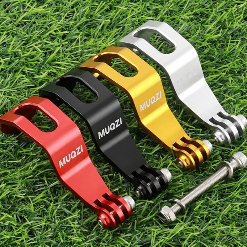 MUQZI Folding Bike Light Mount Aluminum Alloy Bracket Flashlight Sports Camera Base Accessory - Red