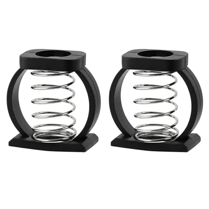 MUQZI 1Pair Rotating Handle Spring Clip for Brompton Folding Bike Faucet Auxiliary Parallel Accessory C-Clip Spring Set - Black