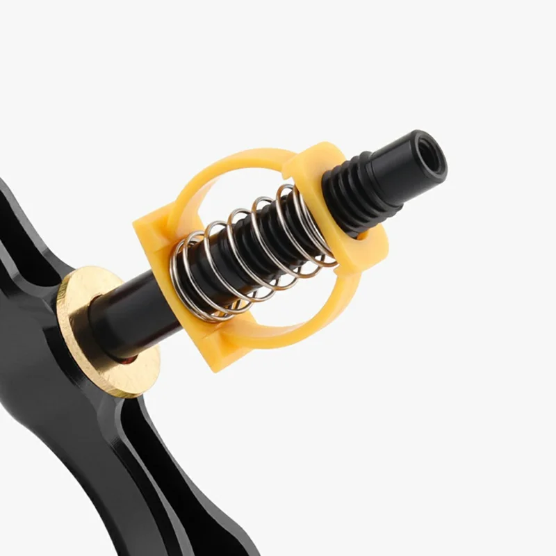 MUQZI 1Pair Rotating Handle Spring Clip for Brompton Folding Bike Faucet Auxiliary Parallel Accessory C-Clip Spring Set - Black