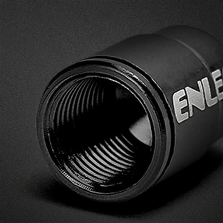 Enlee E-MZ504 2pcs Прикладения Коррозиция Алюминиевая Сплава Шины Крышки Универсальные Клапаны с Стеблями с Стеблем Пястоты Для Велосипедных Велосипедов Для Велосипедного Велосипеда Горные Велосипед - Текстурированная Предварительная Клапан/золото