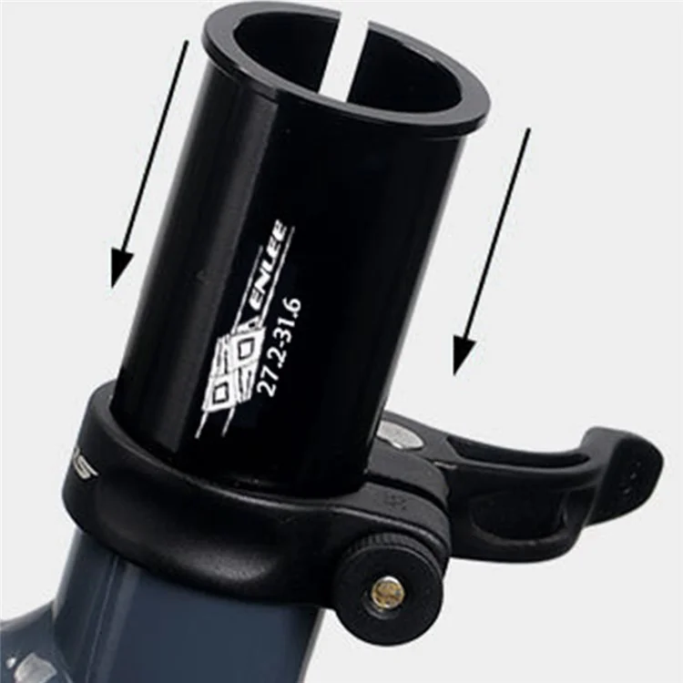 ENLEE E-4215 Asiento Post Adaptador Tubo de Cuña Montaña Bike Asiento Post Tube Reductor de Manga Converter - 27.2 mm a 33.9 mm