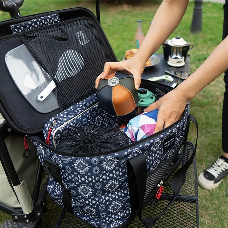 NOBANA 40L Outdoor Camping Chef Shoulder Bag Multi-function Kitchen Utensils Storage Bag Foldable Handbag