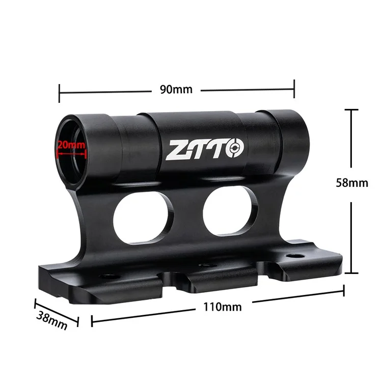 ZTTO Bike Fork Mount Quick Release Thru Axle Carriers Aluminum Alloy Bicycle Front Fork Bracket Fixed Frame