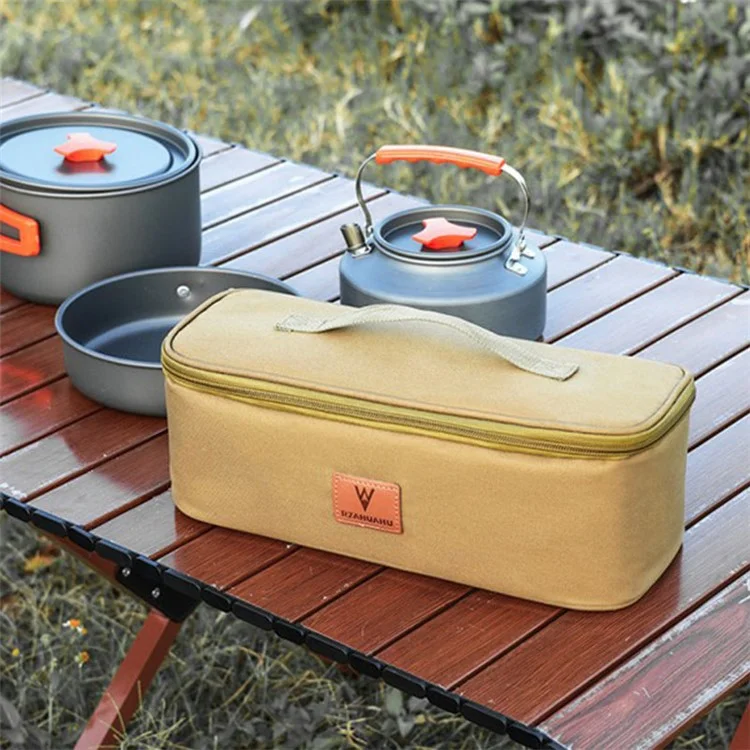 RZAHUAHU YA583 Tragbarer Polyester-Campingwerkzeug-Aufbewahrungsbeutel Taschenlampe Geschirr Tragetasche