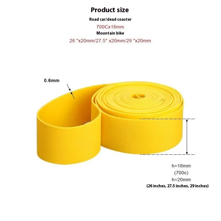 Riderace RR9347 2pcs Bike Tire Liner, Защищенная от Шины Ленты 26 / 27,5 / 29 / 700c MTB Accessories - 700с