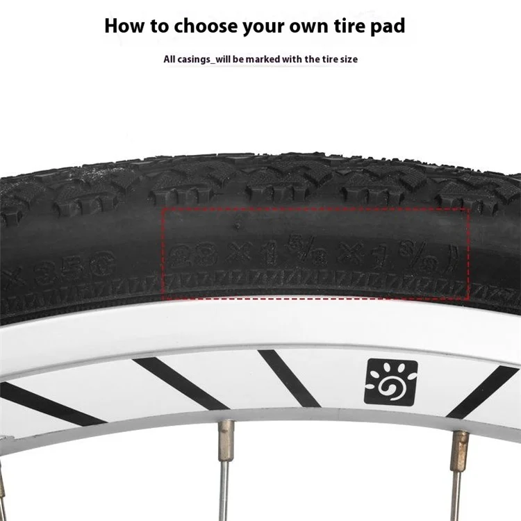 Riderace RR9347 2pcs Bike Tire Liner, Защищенная от Шины Ленты 26 / 27,5 / 29 / 700c MTB Accessories - 700с