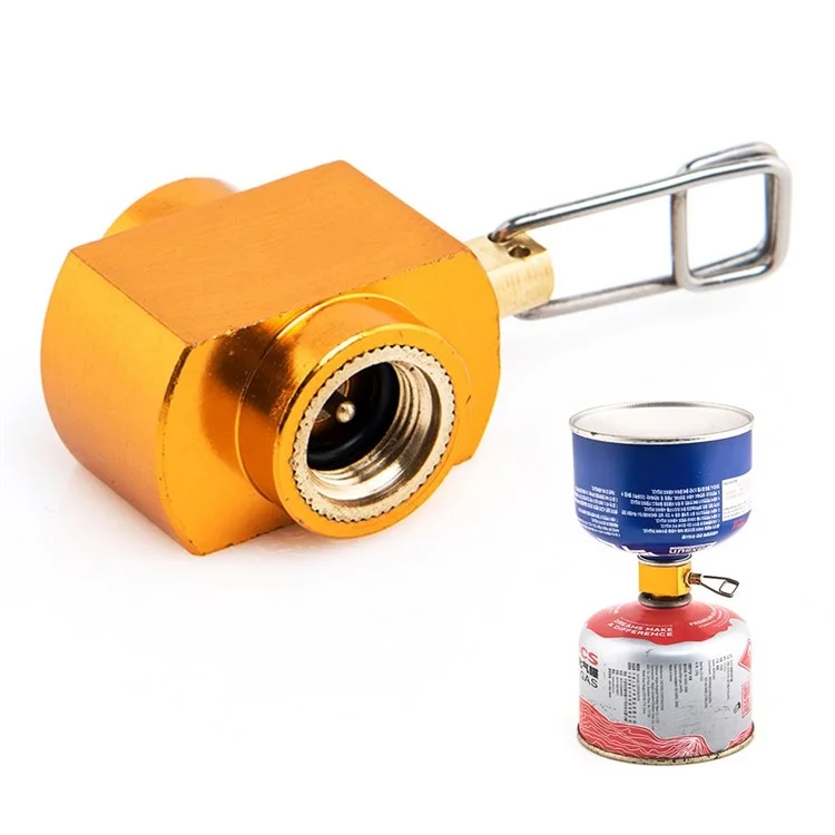 WSS-706 Adaptador de válvula recarregável para botijão de gás de camping ao ar livre 