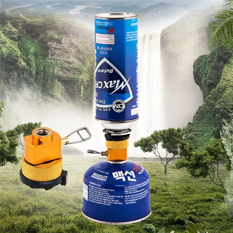 WSS-706 Adaptador de válvula recarregável para botijão de gás de camping ao ar livre 