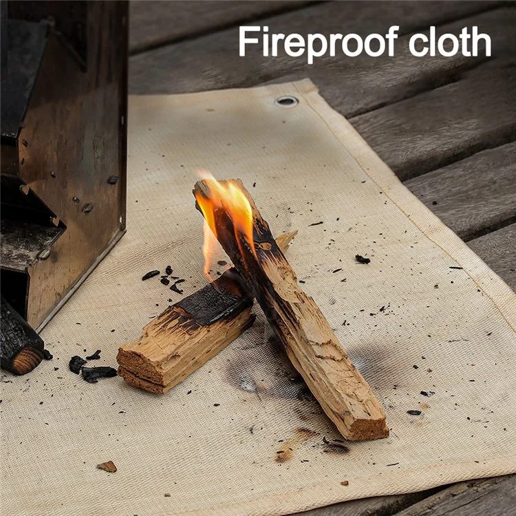 ISE MOUNT 100*100cm Camping Fireproof Cloth Высокая Температура Анти-скандала Оглуша