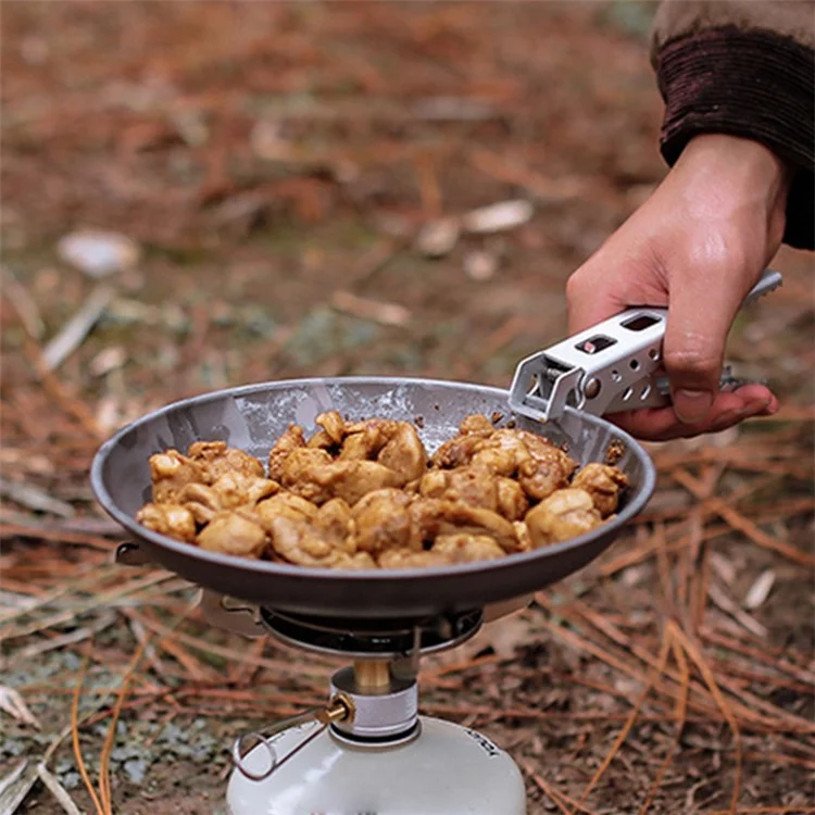 Алюминиевый сплавной противо-обжигающий подъемник чашек для Halin Bowl Clip Anti-slip Dish Clip Outdoor Camping Pot Clip