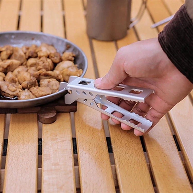 Алюминиевый сплавной противо-обжигающий подъемник чашек для Halin Bowl Clip Anti-slip Dish Clip Outdoor Camping Pot Clip
