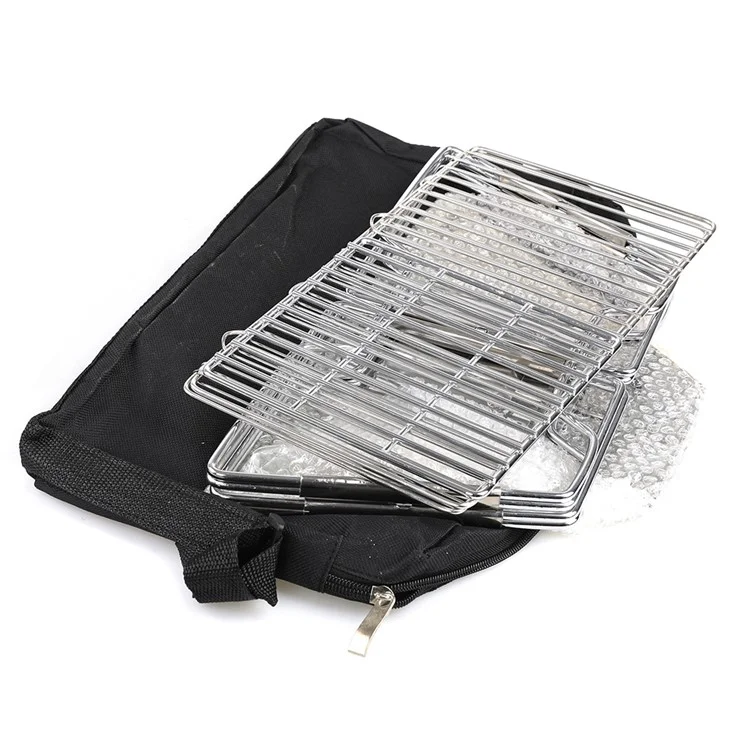 Barbecue portable HALIN pour le camping en plein air, en acier inoxydable pour le camping, les pique-niques (sans BPA, pas de certification FDA)
