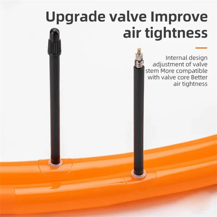 ROCKBROS FV Valve Lightweight Inner Tube for Cycling Road Bike TPU Ultralight Inner Tube - 700*18-28C FV 85mm