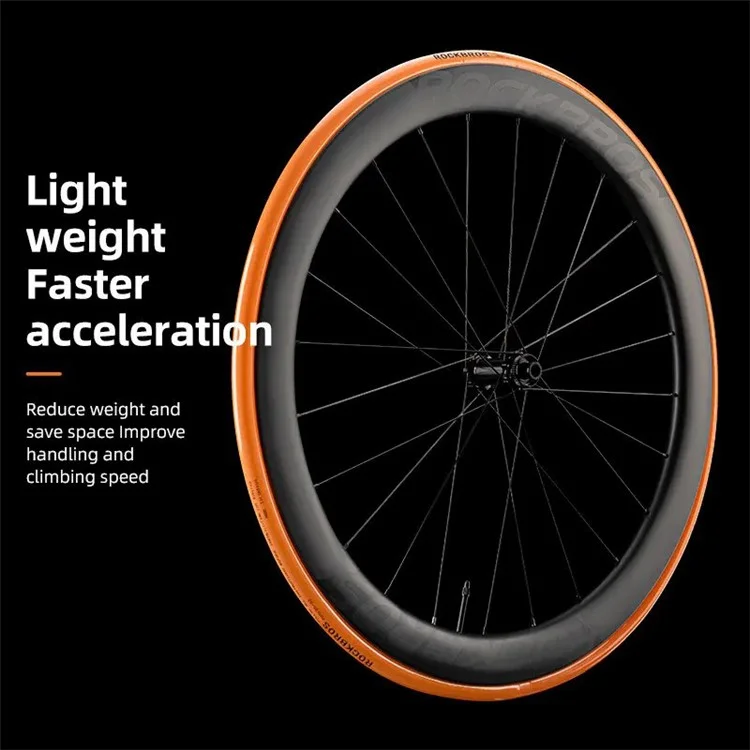 ROCKBROS FV Valve Lightweight Inner Tube for Cycling Road Bike TPU Ultralight Inner Tube - 700*18-28C FV 85mm