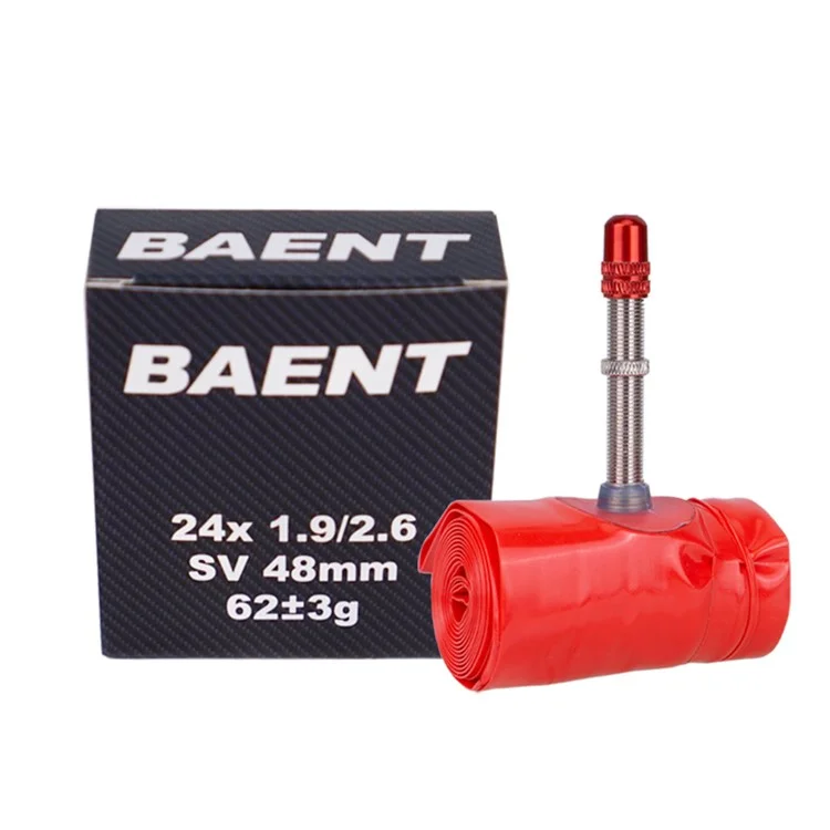 BAENT TPU Ultralight Bicycle Inner Tube Mountain Bike Tire Schrader Valve - 24*1.9 / 2.6 SV 48MM