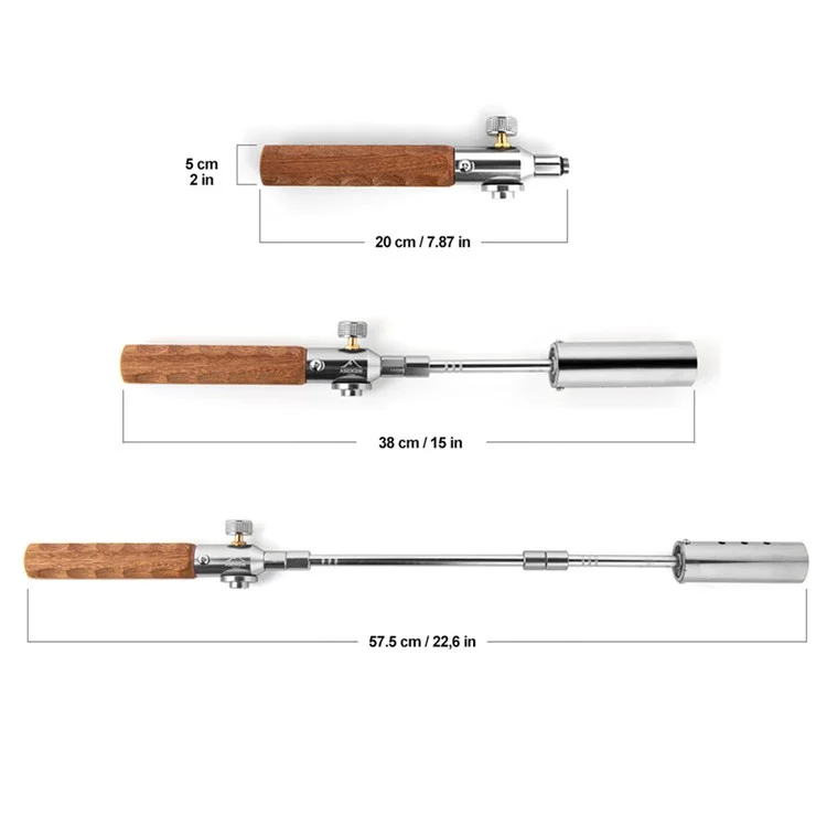 WIDESEA WSPQ-004 Powerful Cooking Propane Torch Head with Lighter Charcoal Lighter Campfire Starter