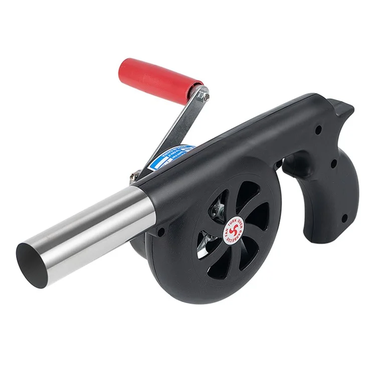 Large Size Barbecue Fire Burning Manual Air Blower Picnic Camping Stove Wind Blow Tool