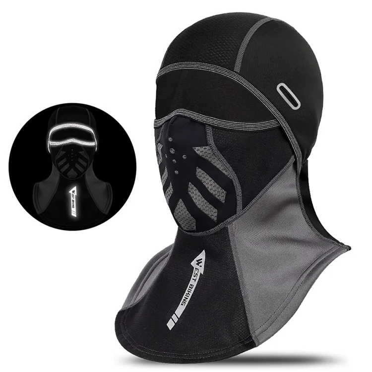 West Biking Windproof Ski Balaclava Thermal Full Face Hood For Motorcycle Skiing Snowboard Cycling