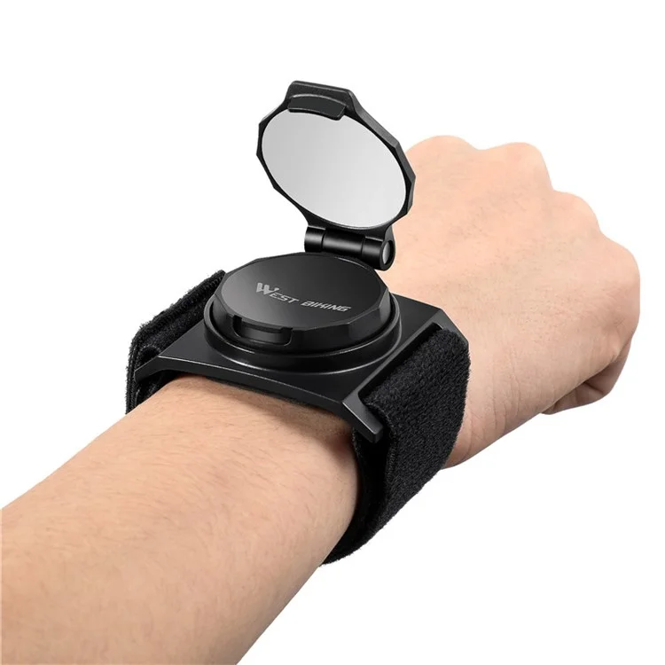 WEST BIKING 360 Grad drehbarer Fahrrad-Cycling-Armband-Rückspiegel