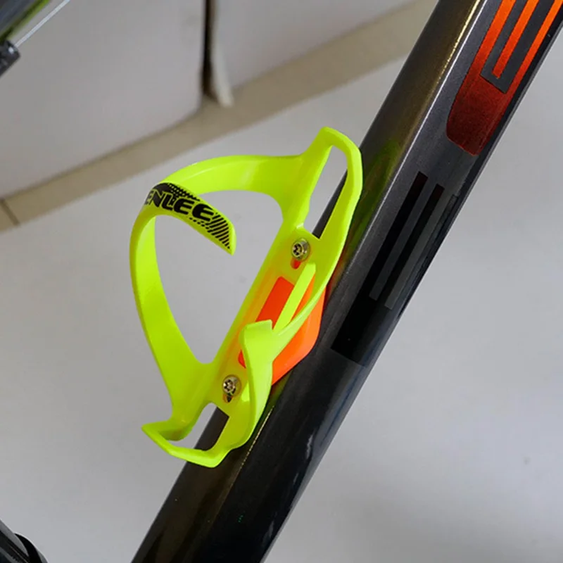 103122 For AirTag Bike Frame Mount Holder Plastic GPS Tracker Attachment Case - Orange