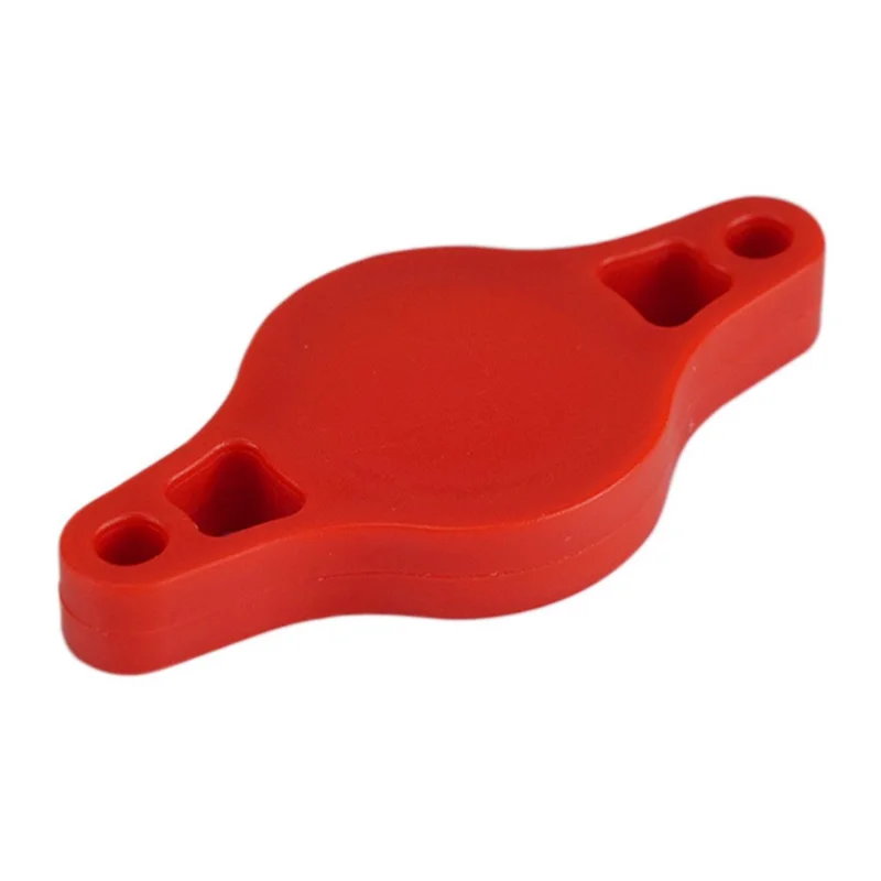 103122 For AirTag Bike Frame Mount Holder Plastic GPS Tracker Attachment Case - Orange