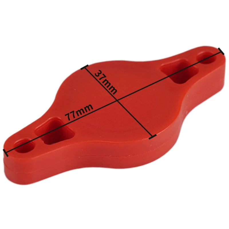 103122 For AirTag Bike Frame Mount Holder Plastic GPS Tracker Attachment Case - Orange