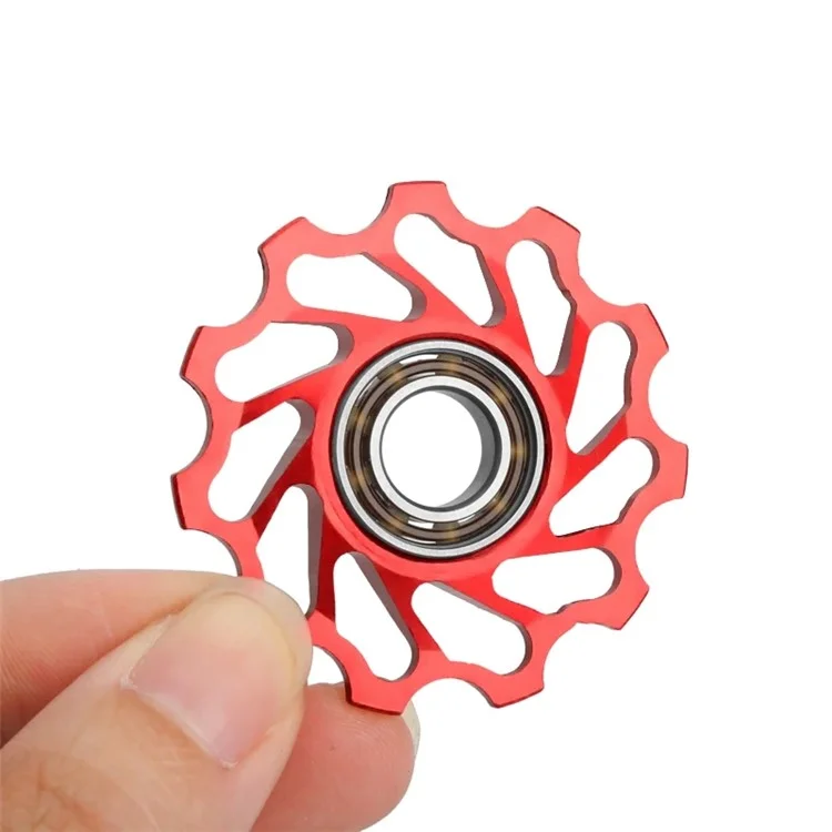 RIDERACE RN1878 11T Bicycle Rear Derailleur Ceramic Pulley Guide Bearing Jockey Pulley for Shimano SRAM Road Bike - Black