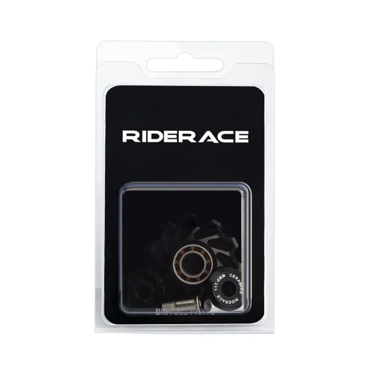 Riderase RN1878 13T Bicicleta Trasera Trasera Guía de la Polea de Cerámica Polea de Jockey Para la Bicicleta de Carretera Shimano Sram - Negro