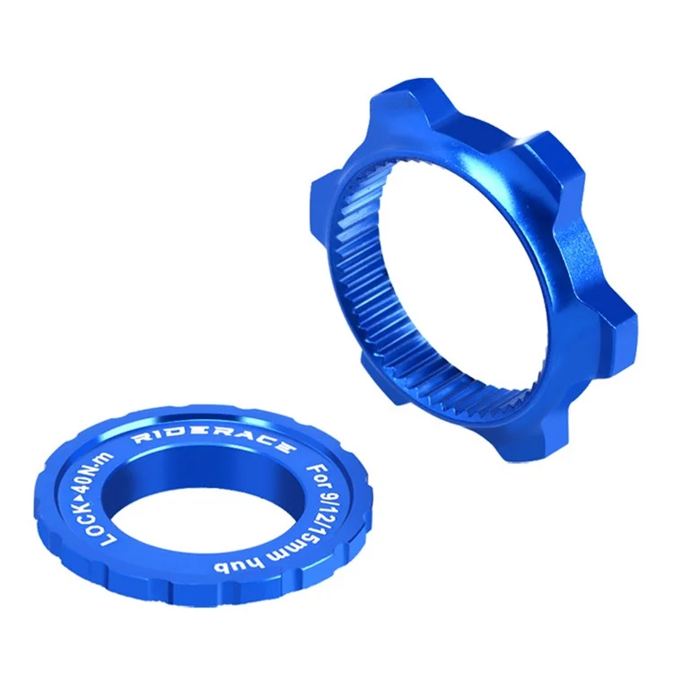RIDERACE RR9470 Hous Bicyle Adattatore Centrale Adattatore Centro Conversione Del Blocco Centrale 6 Bullone Rotore Freno a Disco - Blu
