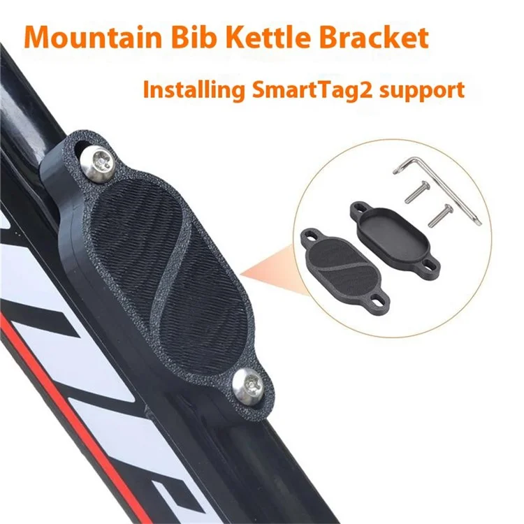 914475 Suporte de montagem para bicicleta para Samsung Galaxy Smarttag 2, com capa protetora do localizador GPS (sem localizador)