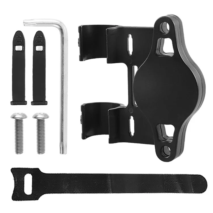 103215 For AirTag Tracker Bicycle Mount Protective Case Pump Holder Water Bottle Cage Bracket - Three Holes