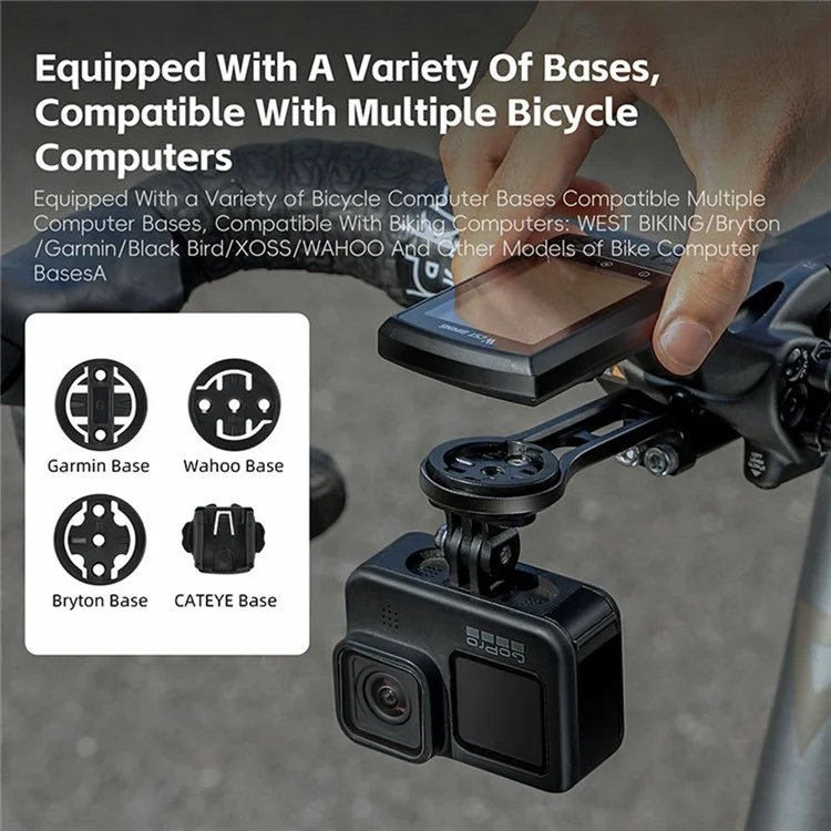 WEST BIKING YP0715082 Bicycle Computer Bracket for 10th Gen TCR / PCR Bike Speedometer Holder, Extended Version